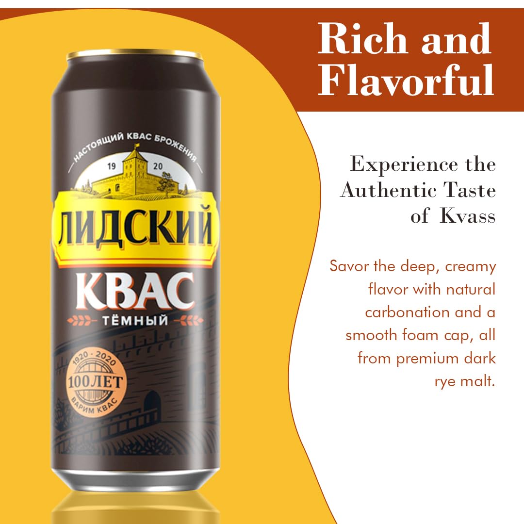 KVASS LIDSKI pouring into glass with foam cap emphasizing light carbonation and refreshing fizz