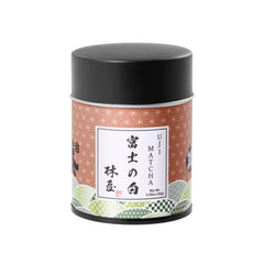 KYOHAYASHIYA front tin showing compact ceremonial matcha packaging and freshness