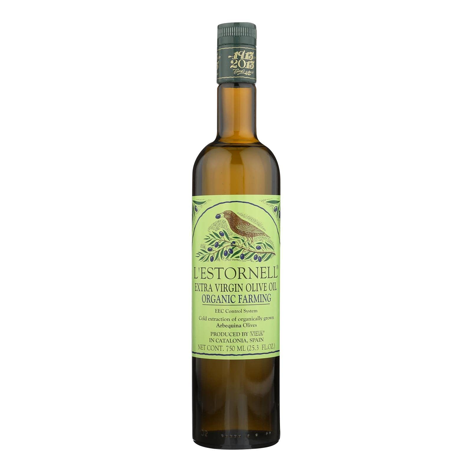 L Estornell front bottle showing label and size for clear product identification and trust
