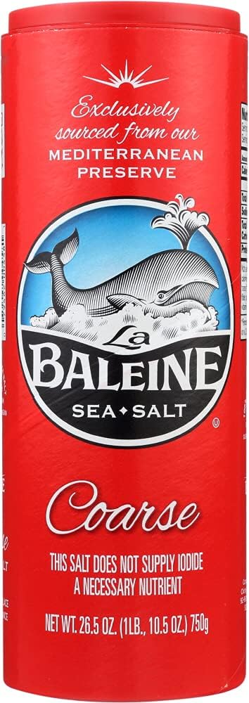La Baleine canister front view showing brand and size for easy identification and storage