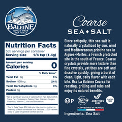 La Baleine coarse crystals close-up highlighting texture and natural purity benefit