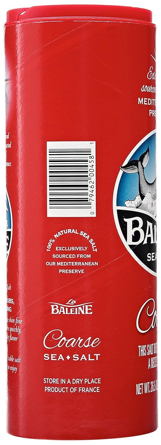 La Baleine salt sprinkled on steak adding finishing crunch and flavor benefit
