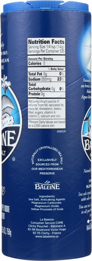 La Baleine sea salt sprinkled on roasted vegetables enhancing flavor