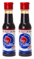 SALSA MARISQUERA LA CALLITA front label showing brand and 5 oz bottle benefit of authenticity
