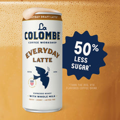 La Colombe cans chilled in fridge for best cold flavor preservation