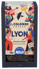 La Colombe lyons front packaging showing 12 oz bag and freshness benefit