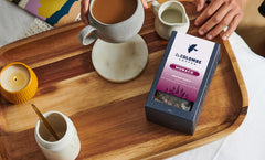 La Colombe Monaco beans brewing in a pour-over to showcase balanced flavor extraction