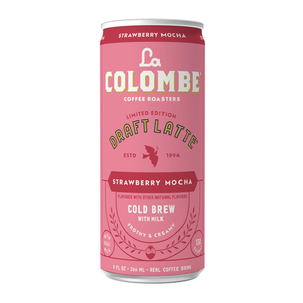La Colombe latte at breakfast scene showing on-the-go enjoyment benefit