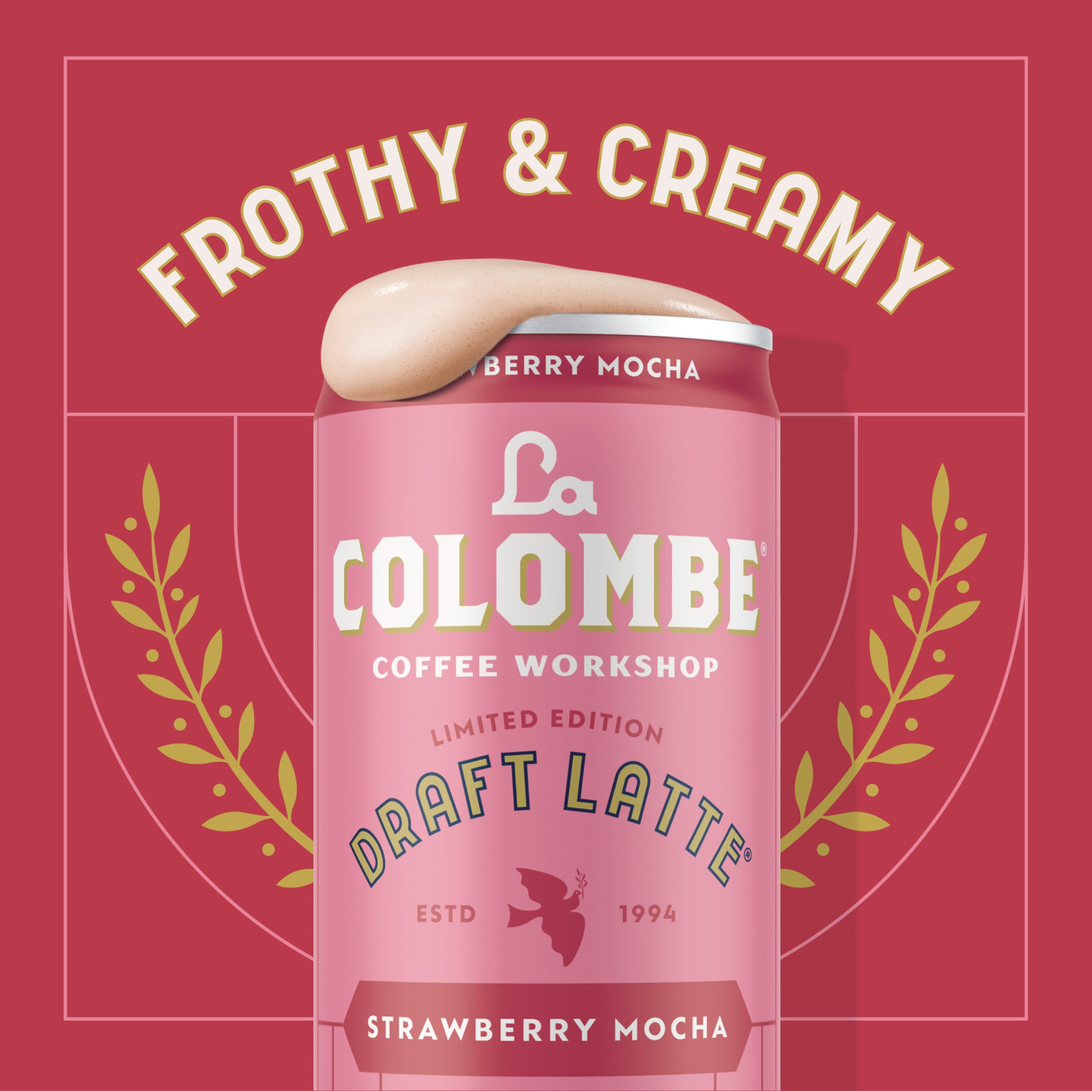 La Colombe four-pack arrangement demonstrating shelf-stable multi-pack convenience