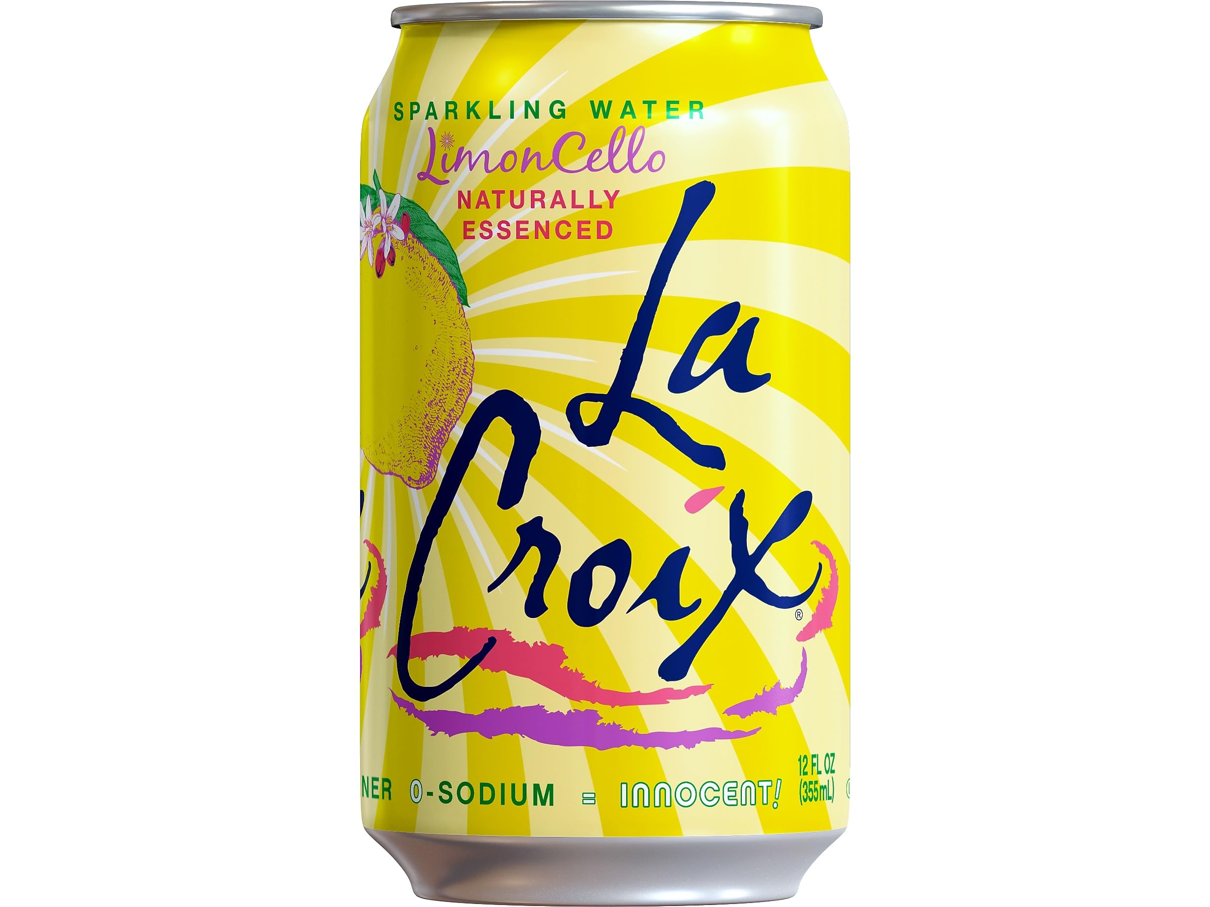 La Croix Limoncello can served over ice at picnic delivering crisp citrus refreshment