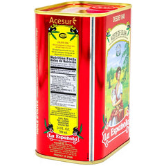 La Española oil poured close-up showing smooth texture and cooking versatility