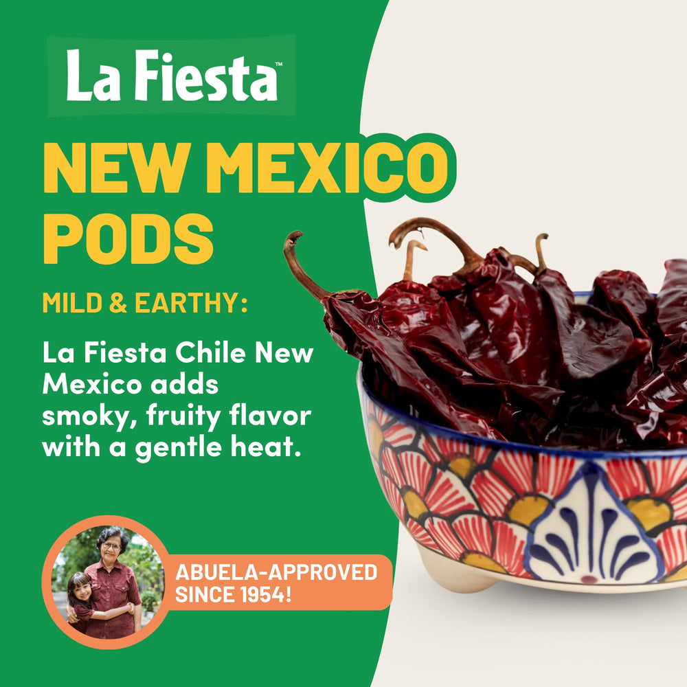 La Fiesta dried chile close-up revealing wrinkled texture and earthy color benefit