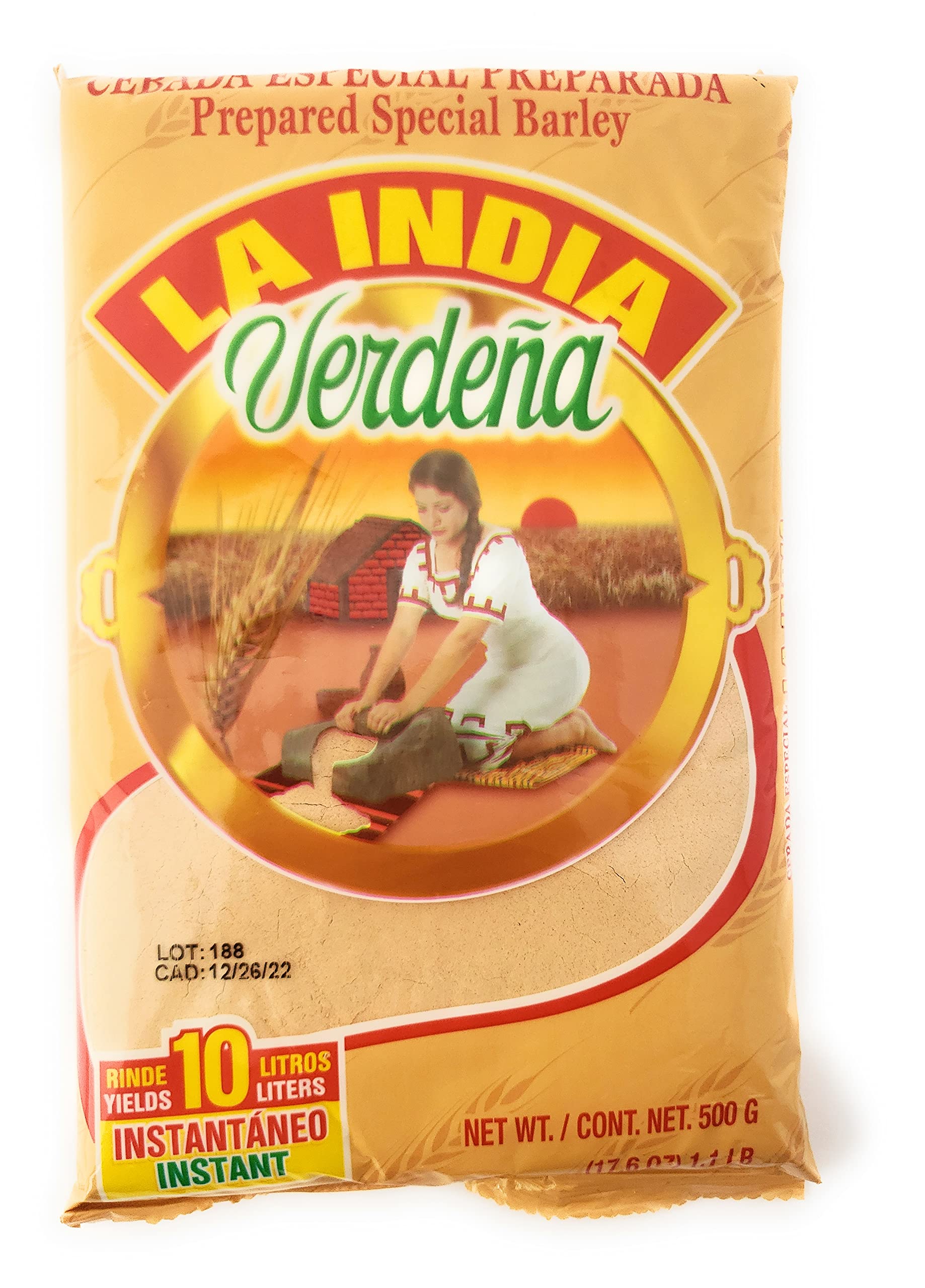 La India Verdena prepared cup served warm with cinnamon garnish