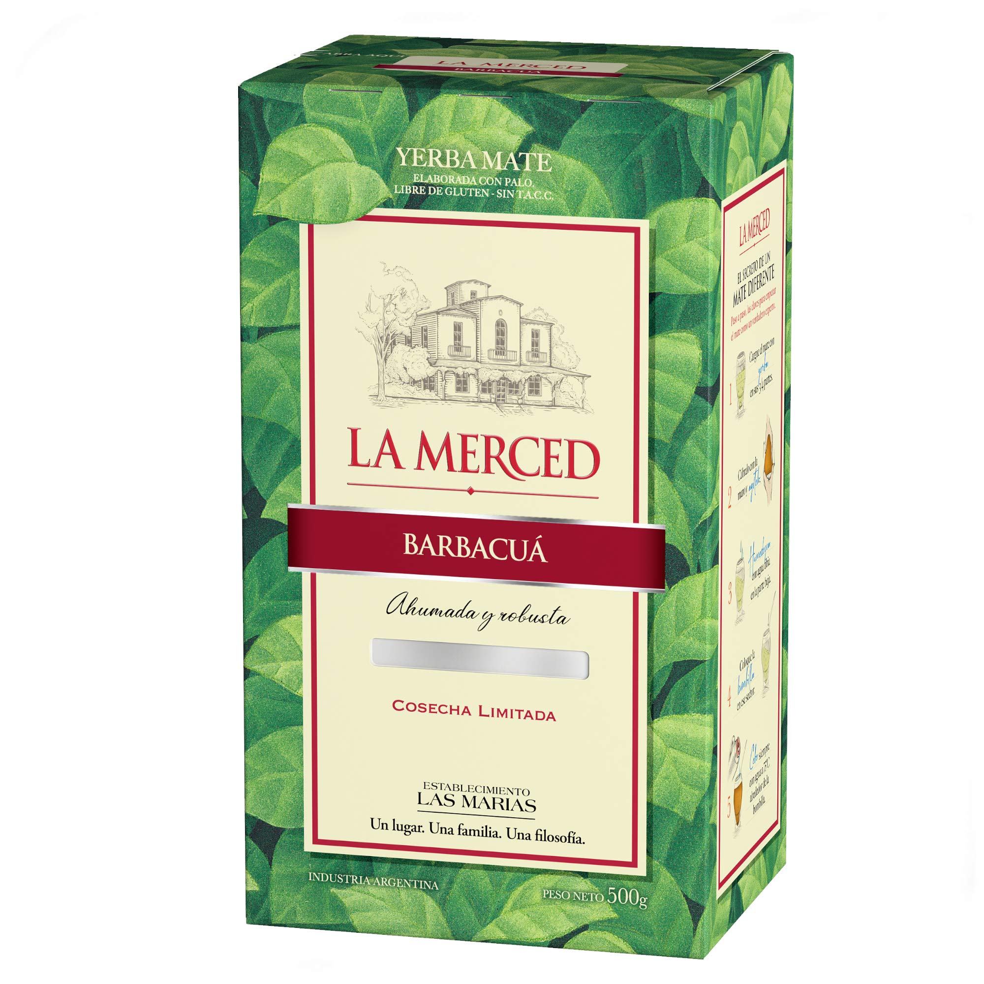 La Merced front packaging showing 500g bag and gluten free label, clear origin