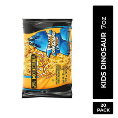 La Moderna close-up of dinosaur pasta shapes highlighting fun texture for kids