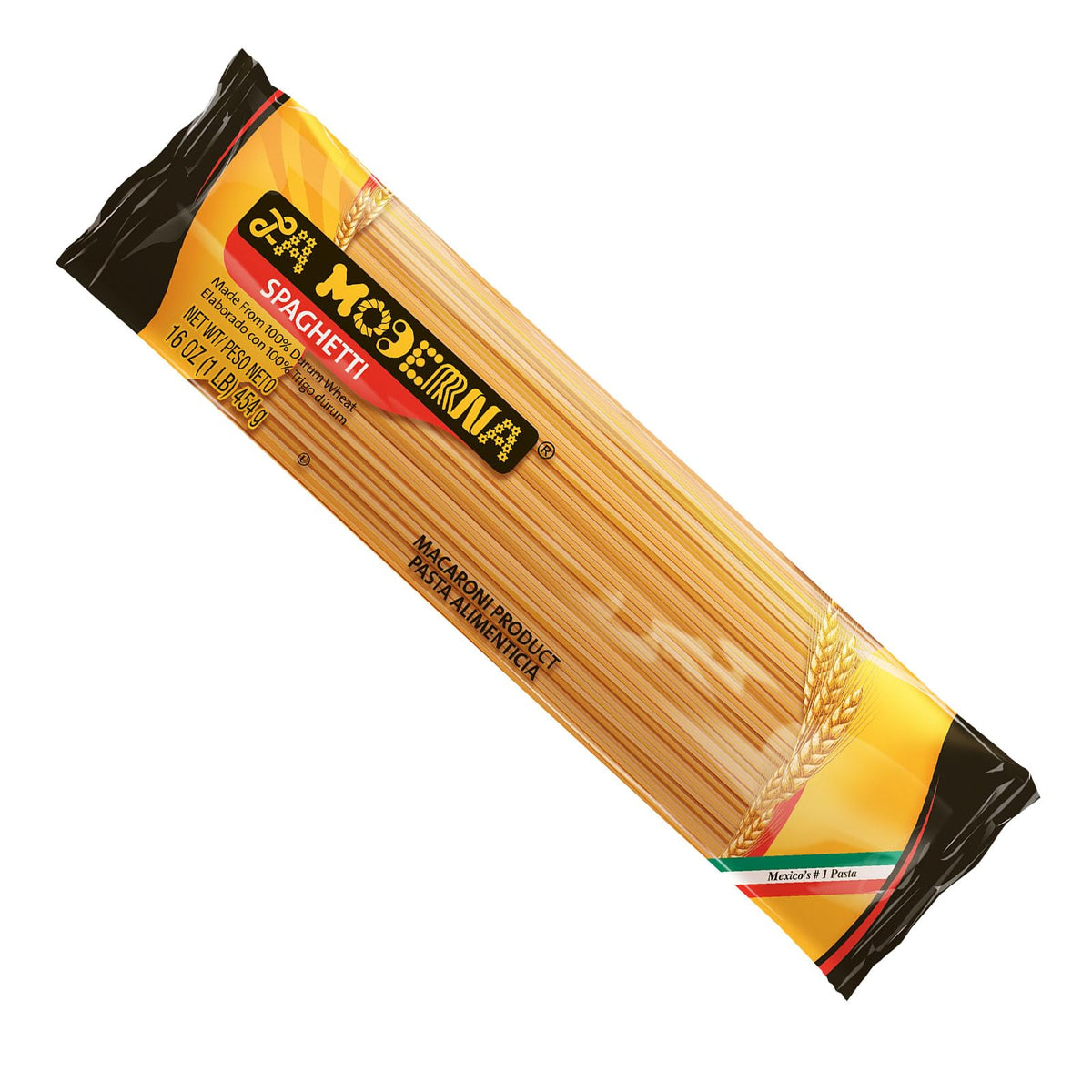 La Moderna front packaging showing brand and bulk value, easy pantry stocking
