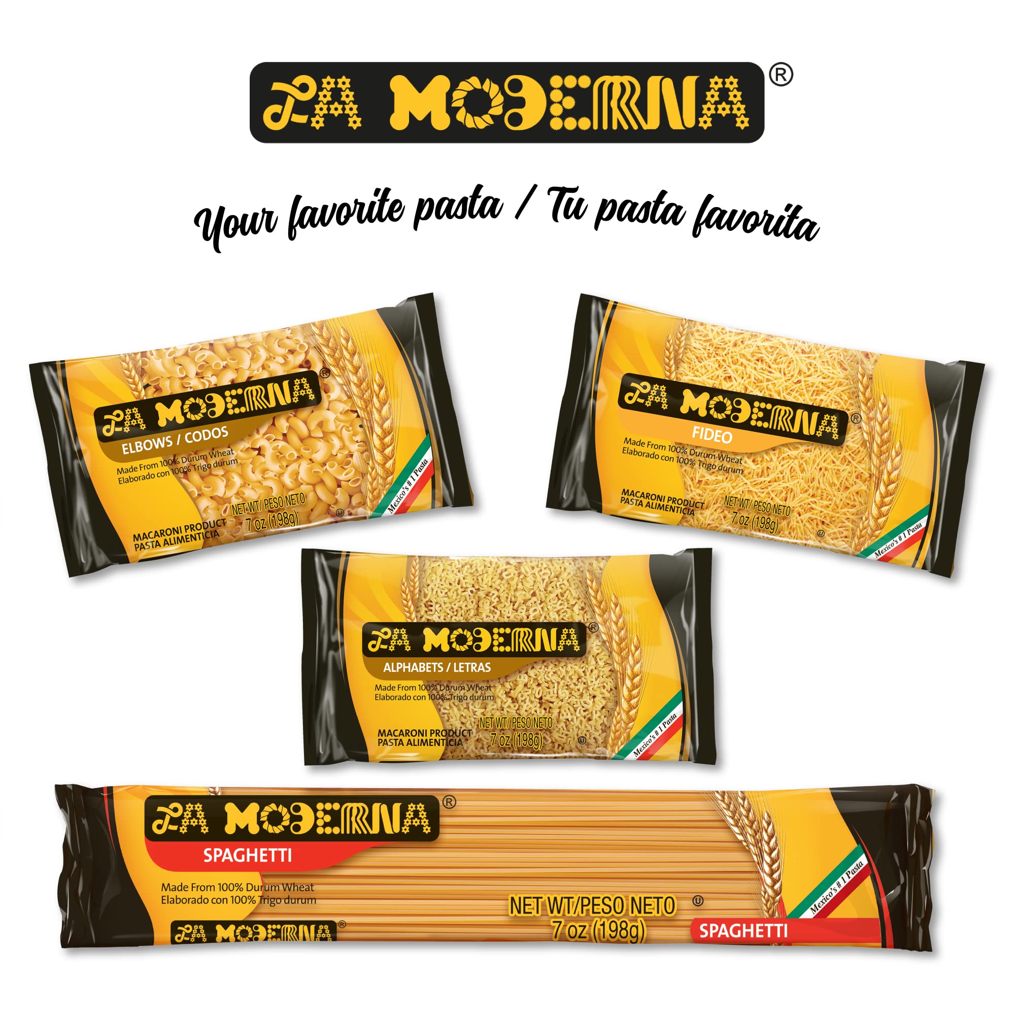 La Moderna bulk pack stored on pantry shelf, illustrating space-saving storage and accessibility