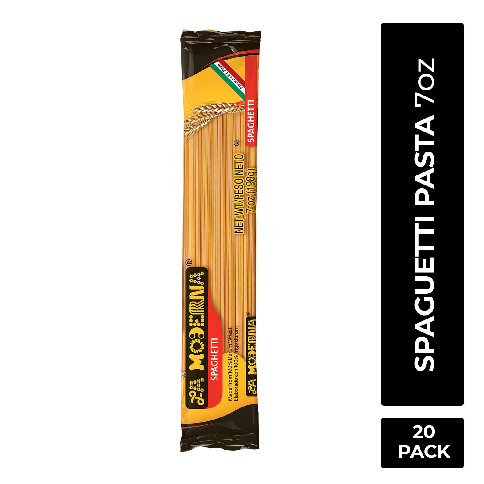 La Moderna single 7 oz bag close-up showing portion packaging and ready-to-store convenience