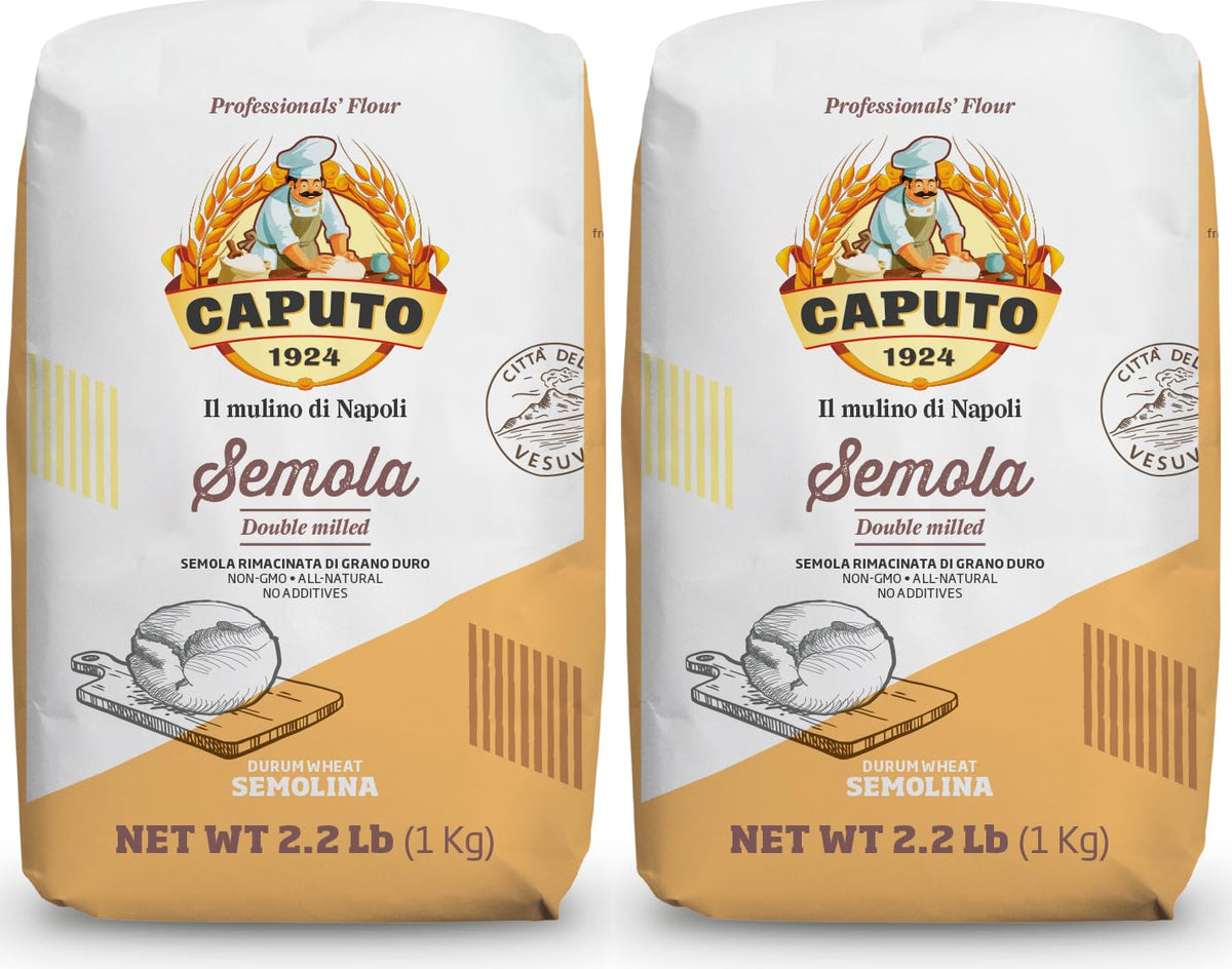 La Molisana front packaging Molino Antimo semola with clear label and storage benefit