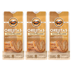 La Monarca Bakery front packaging showing three 3.4 oz bags and branding benefit clarity