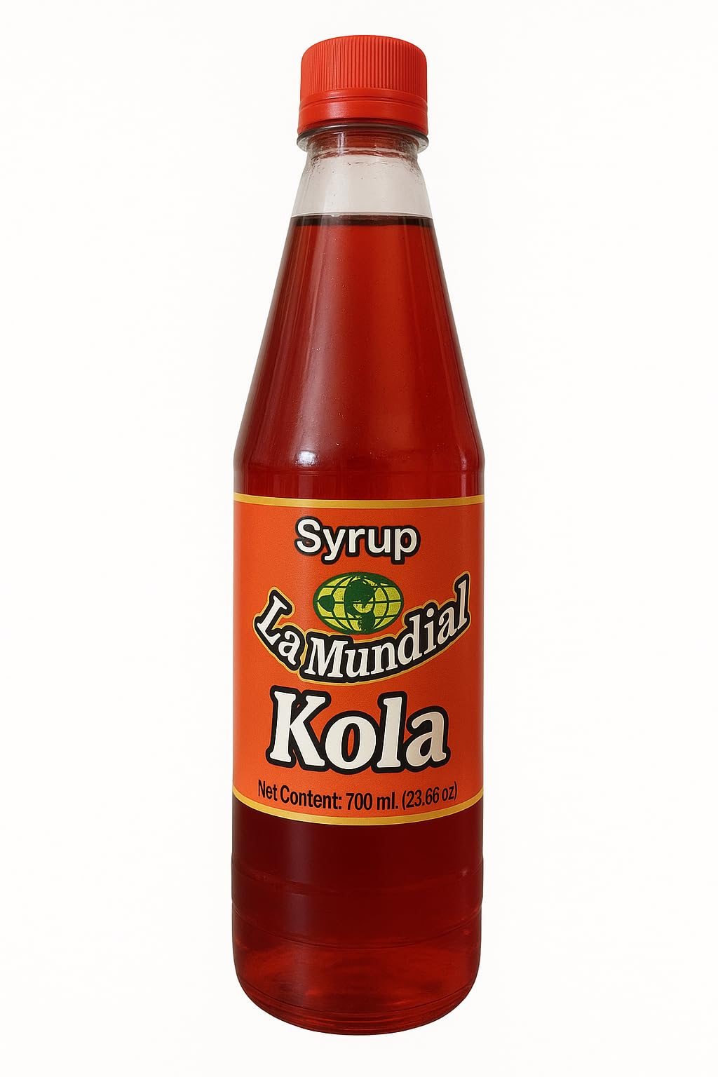 La Mundial bottle front label showing product name and origins benefits clarity