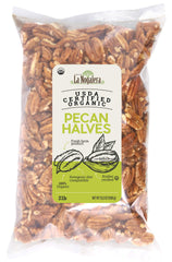 Grupo La Nogalera front packaging showing 2 lb bag and organic seal benefits