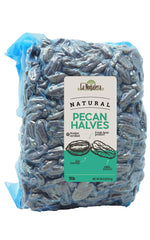 La Nogalera pecans front packaging showing vacuum sealed bag and weight