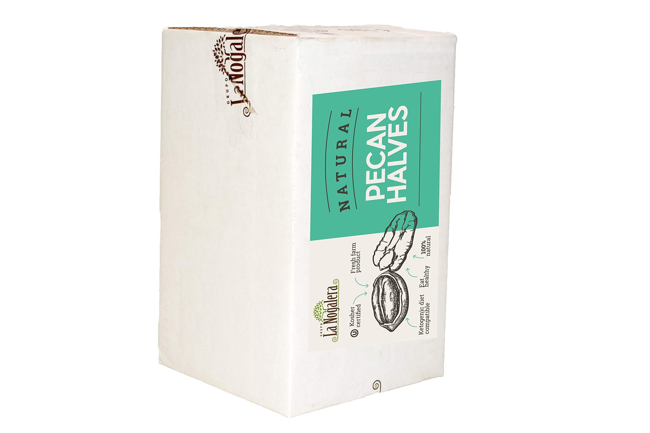 La Nogalera pecans texture detail highlighting natural oils and crunch