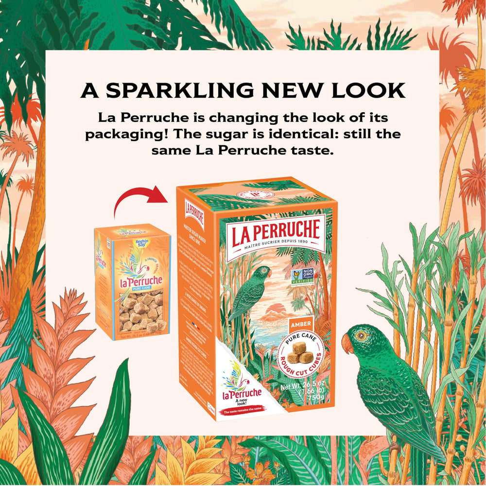 La Perruche close-up of cube texture, reveals caramelized crystals benefit