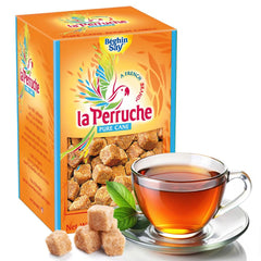 La Perruche cube closeup revealing caramel tone and soft crunchy texture for flavor