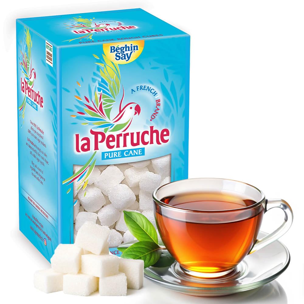 La Perruche sugar cubes close-up texture highlighting pure cane grains and reliable portioning benefit