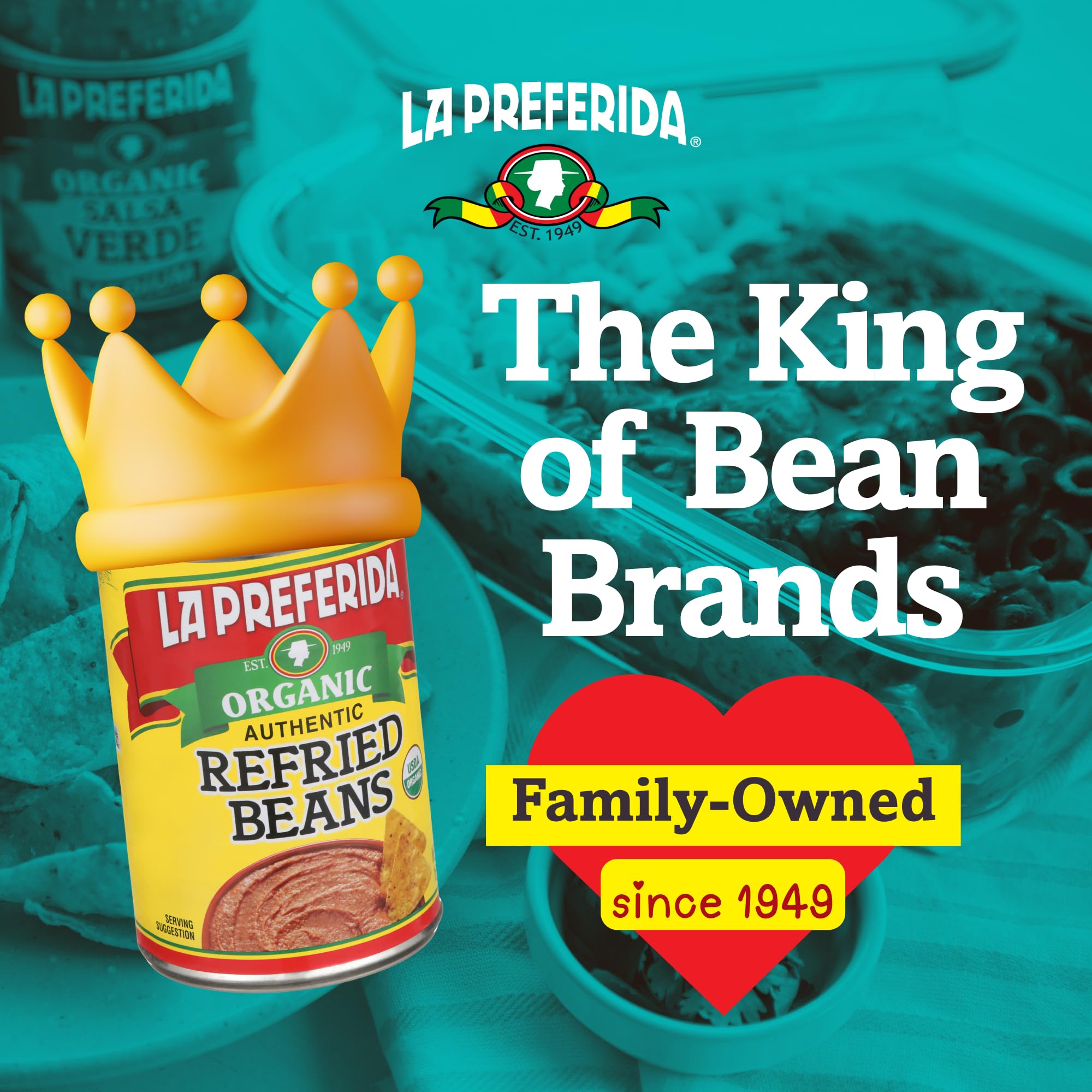 La Preferida skillet with beans heating to save time cooking