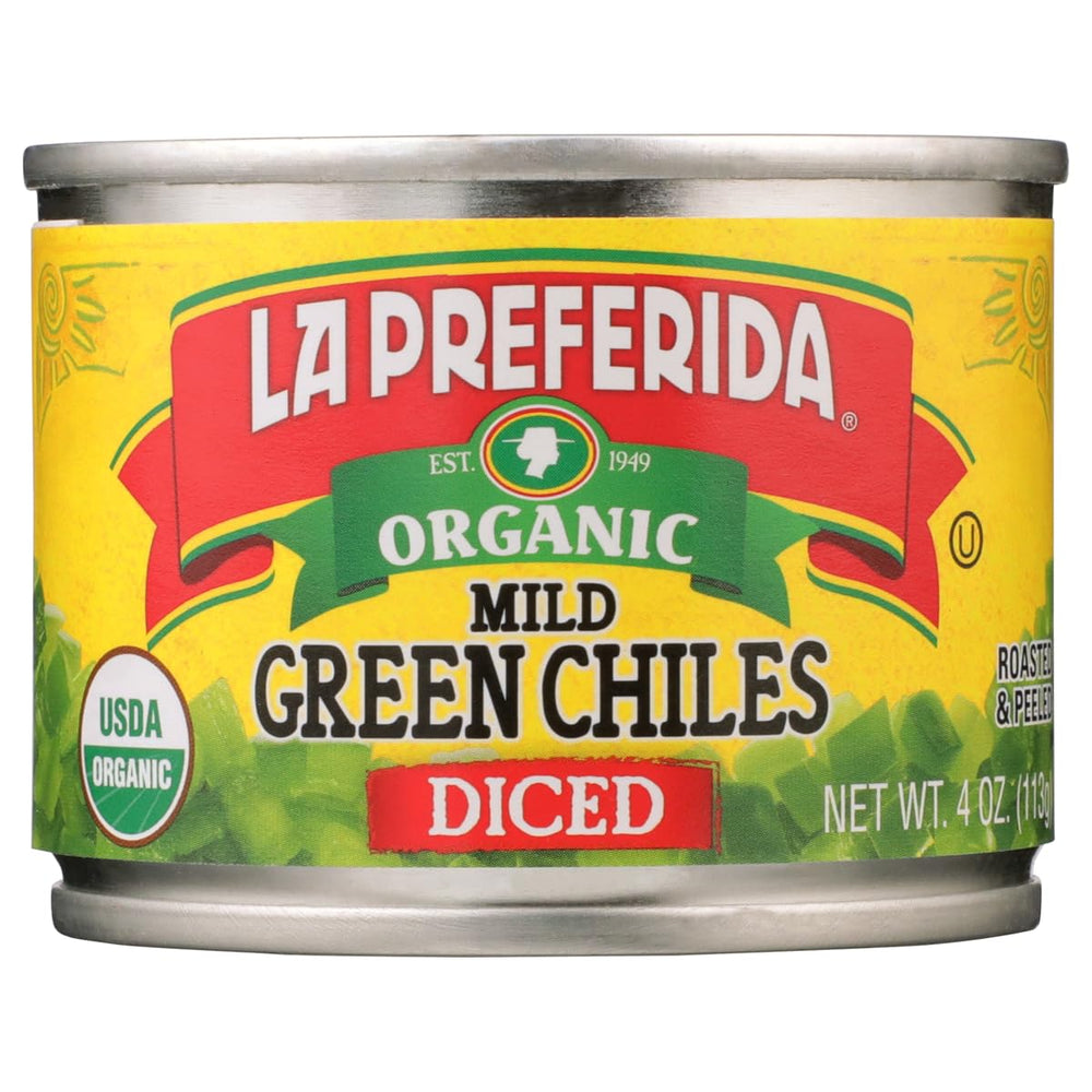 La Preferida single can close-up label highlighting organic and kosher benefits