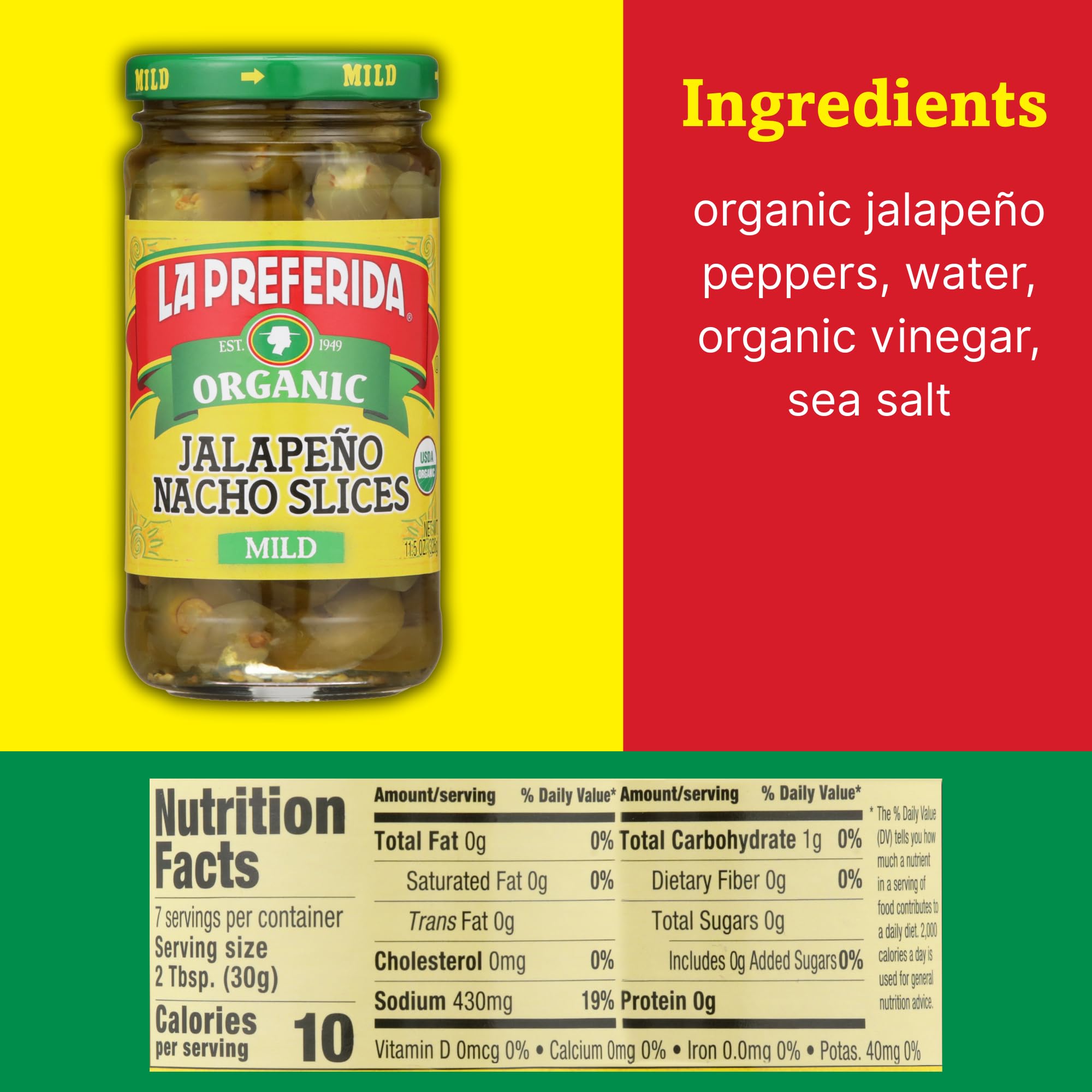 Close-up texture of La Preferida jalapeño slices highlighting crisp, briny vegetable bite