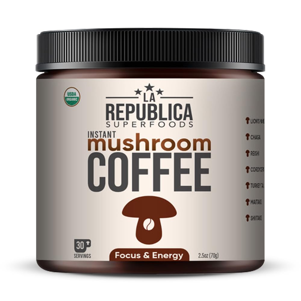 LRLA SUPERFOODS front jar displaying label and certifications for trust