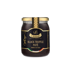 La Rustichella jar front view showing premium truffle spread and Italian origin