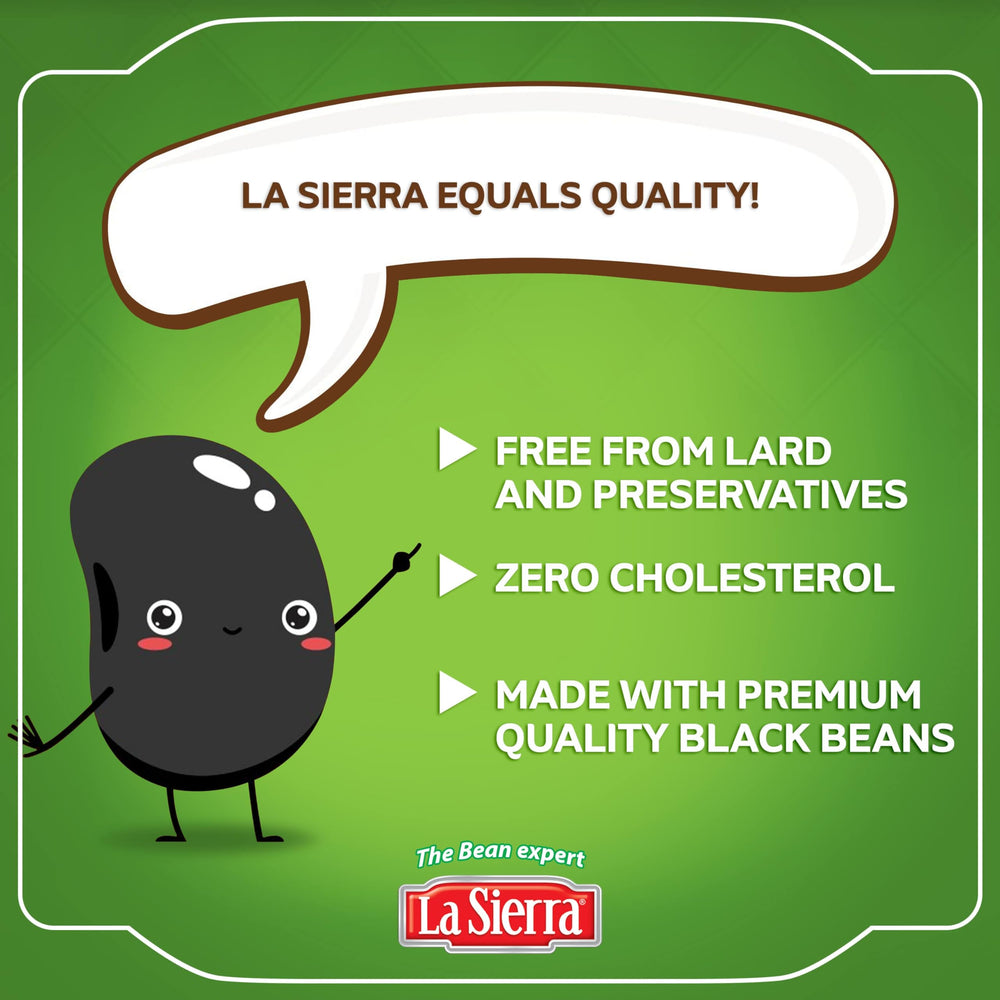 La Sierra eight pouches stacked for pantry-ready meal planning