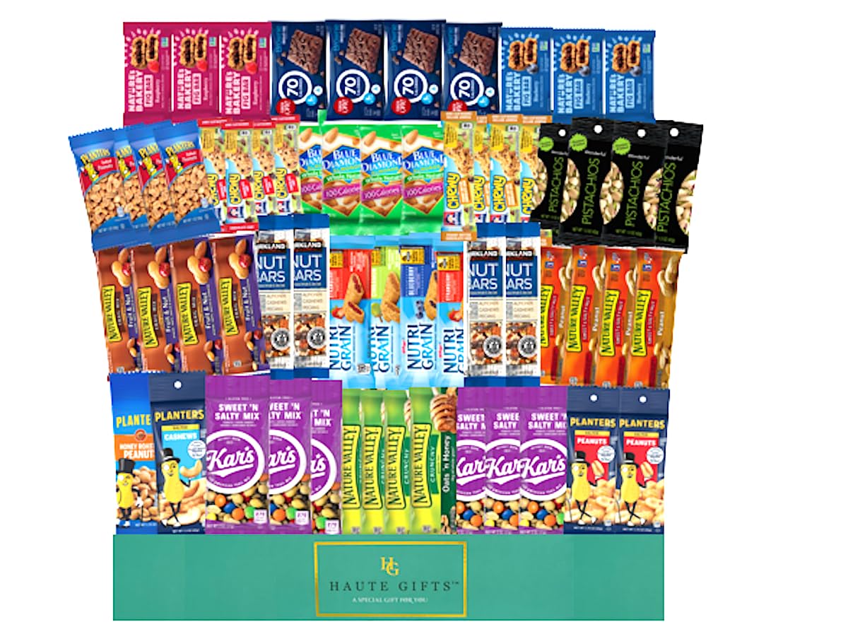 LA Signature nut mix top-down view showing variety and protein boost