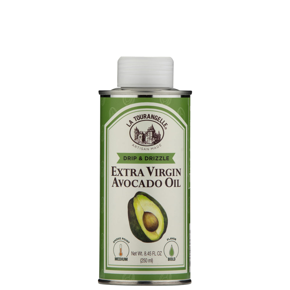 La Tourangelle front bottle showing deep green oil and premium presentation benefit: authentic flavor