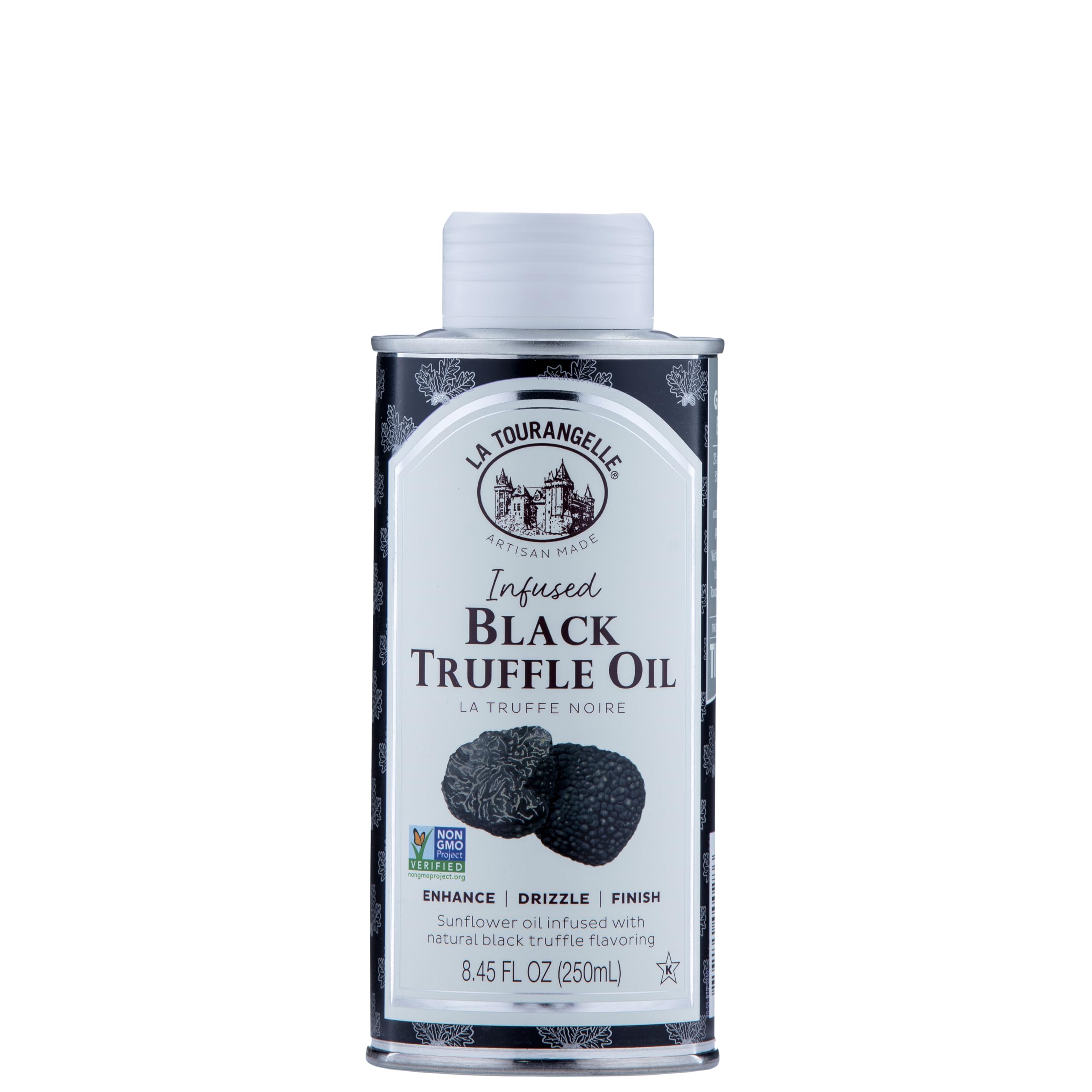 La Tourangelle front bottle view showing label and premium finishing oil benefit