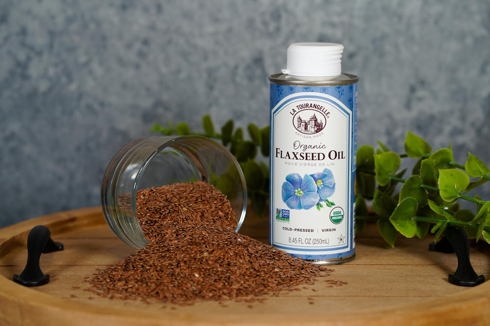 La Tourangelle label with organic non-GMO kosher certifications visible