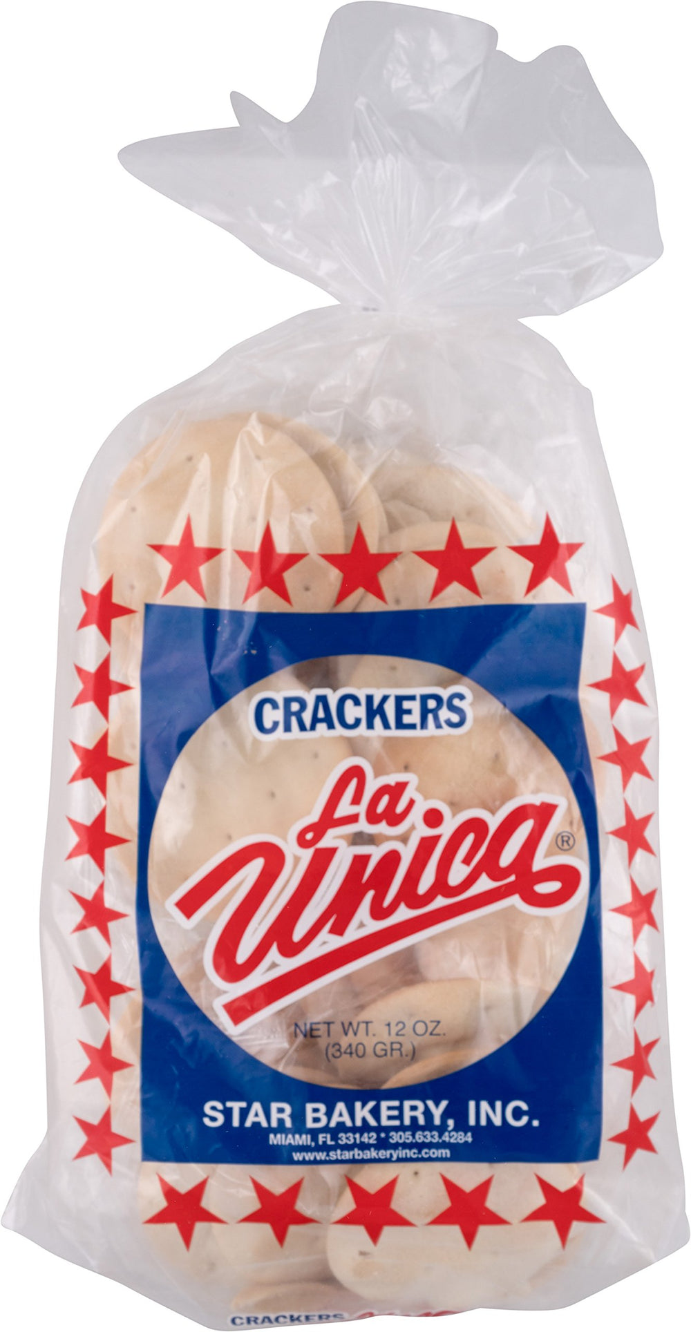 La Única front packaging showing crackers and crisp texture for versatile snacking