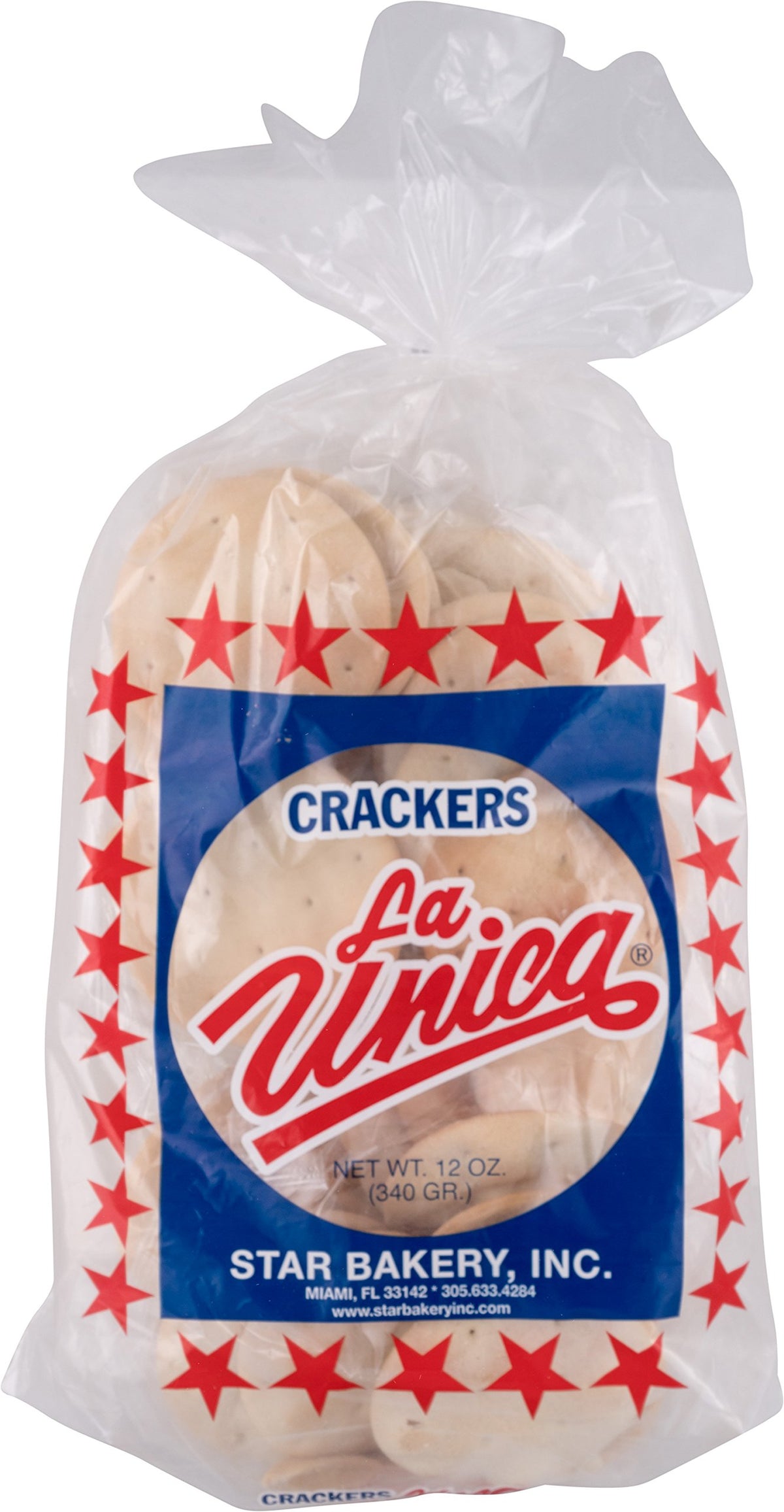 La Única front packaging showing crackers and crisp texture for versatile snacking