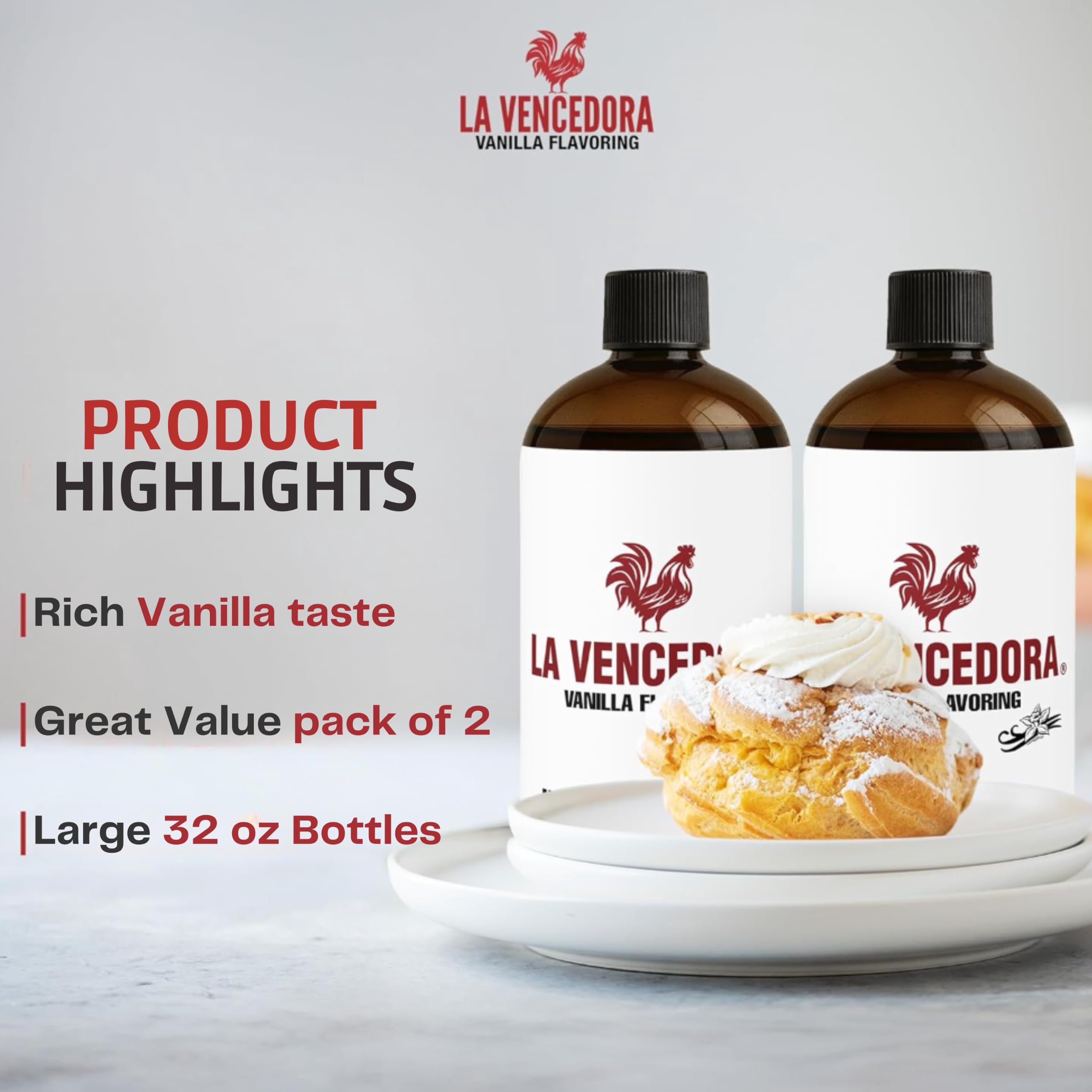 La Vencedora close-up of label detail highlighting origin and kosher gluten-free certification