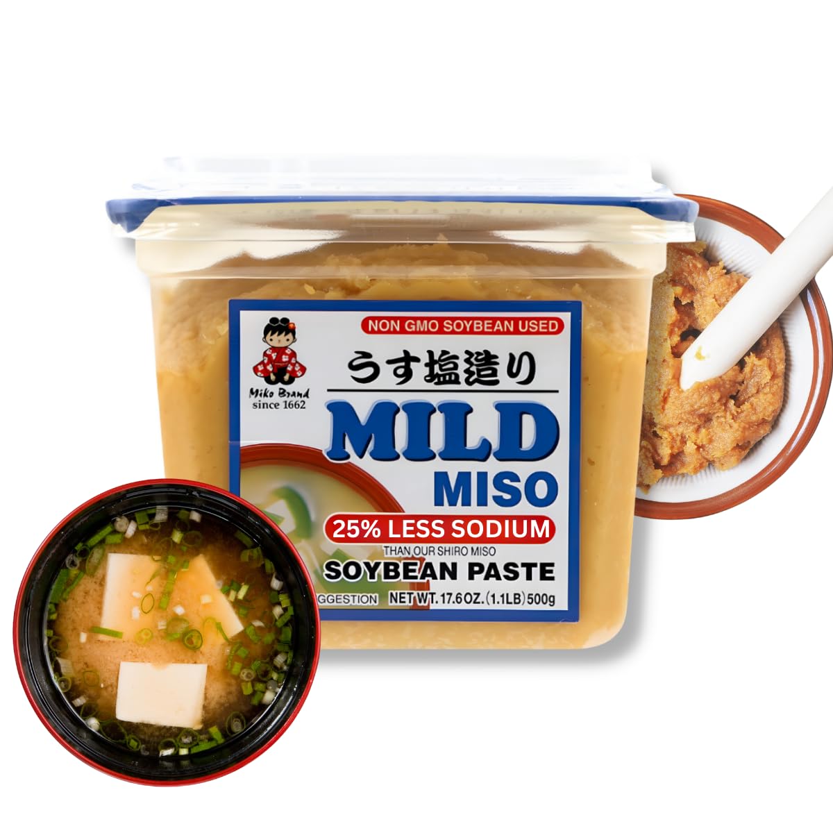 LA VOIE FOODS Miko front packaging showing label and tub, highlights product clarity