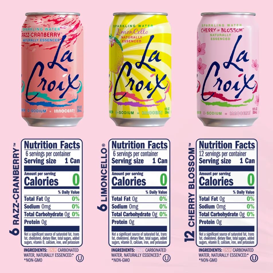 LaCroix close-up of can with visible bubbles highlighting refreshment