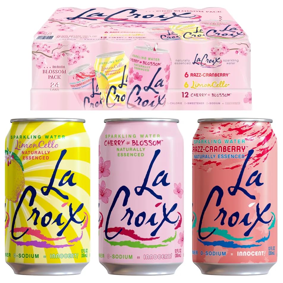 LaCroix front packaging showing variety pack for easy serving