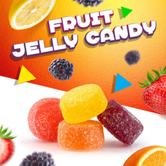 LAETAFOOD close-up of jelly texture highlighting sugar coating and chew