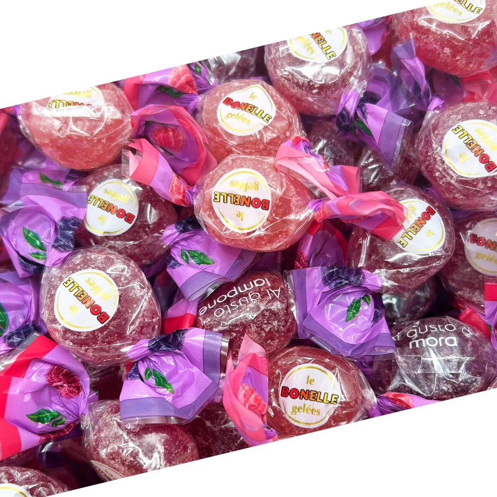 LAETAFOOD Bonelle front packaging shows 1 lb bag and berry flavors benefits convenience