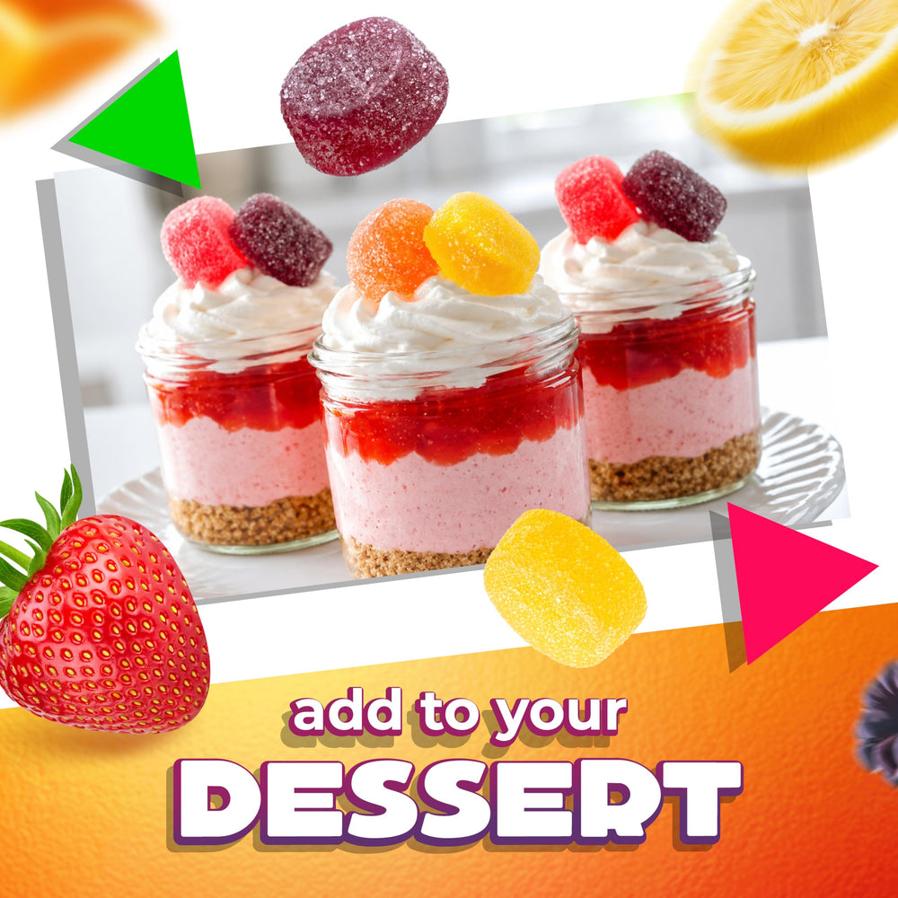 LAETAFOOD Bonelle jelly candies in party bowl adding colorful decor